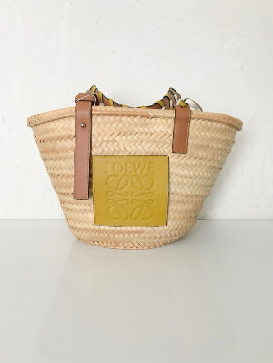 Loewe Basket Bag (Medium Straw)
