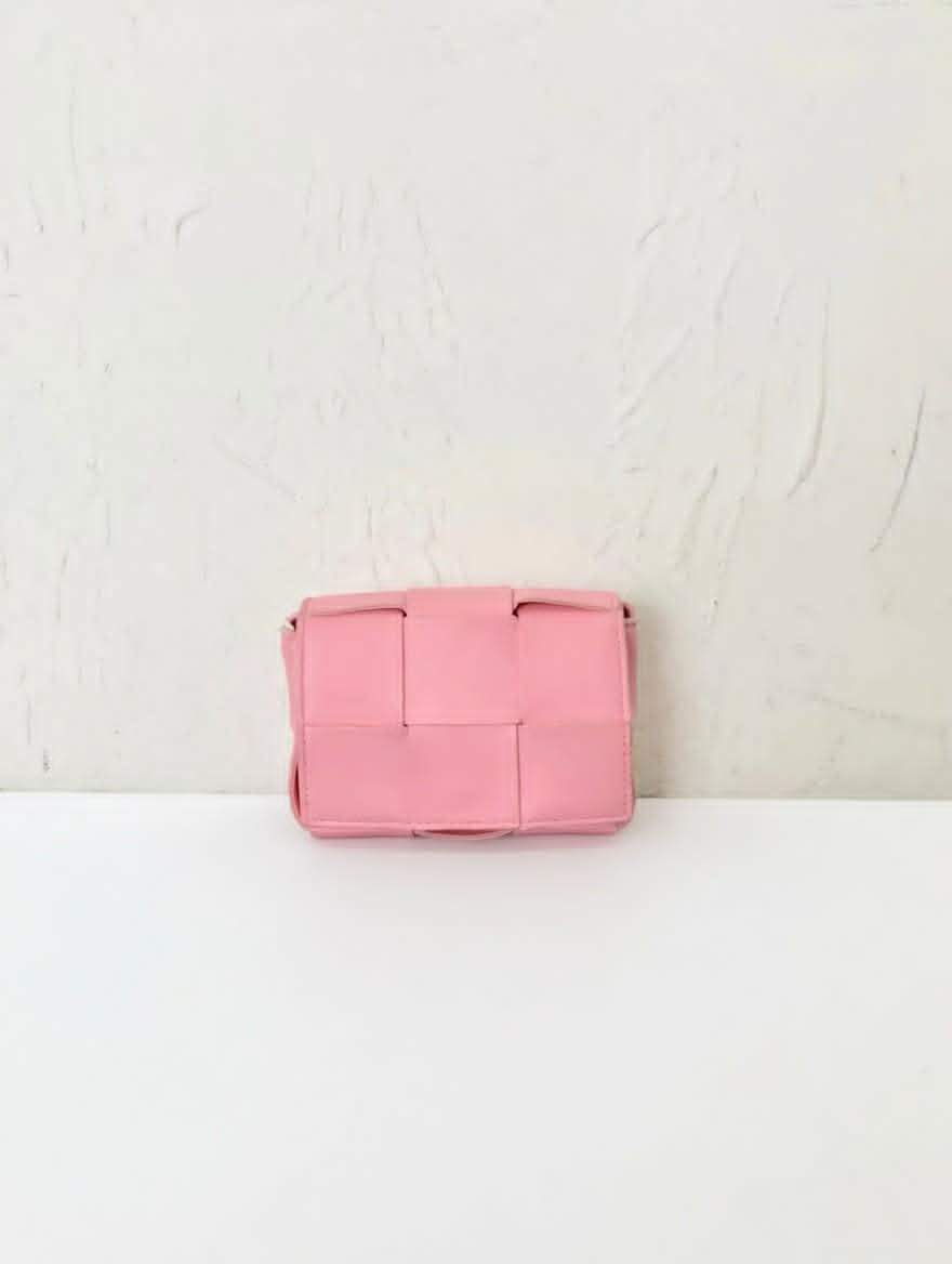 Bottega Veneta Mini Cassette Bag (Pink)