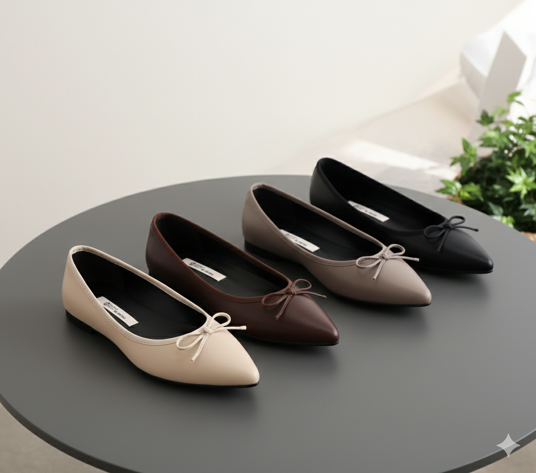 FW Letree Ribbon Point Stiletto Flat sb 9915