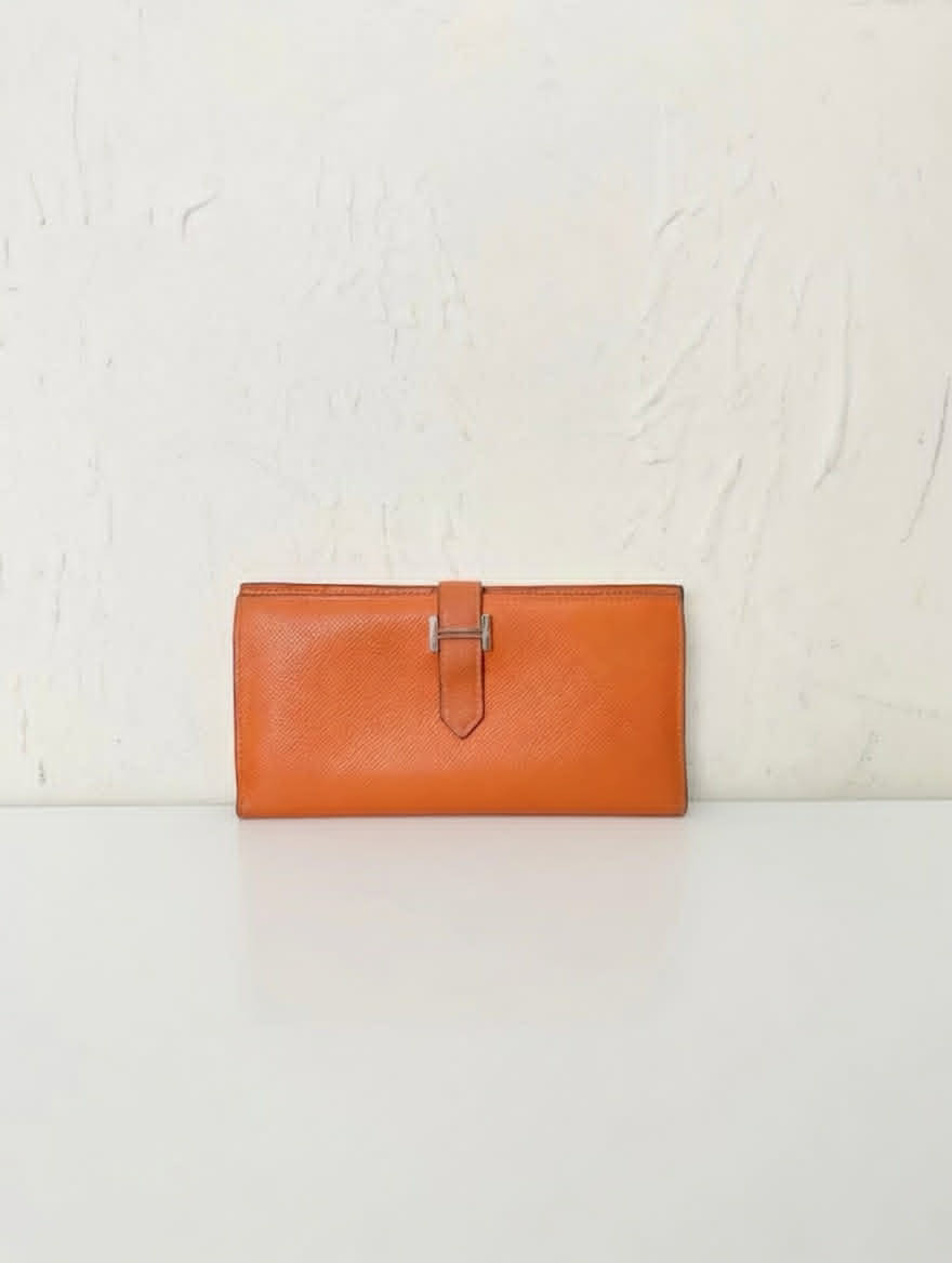 Hermès Constance Long Wallet (Orange)