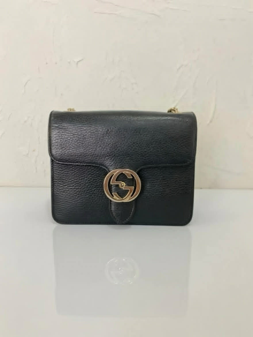 Gucci GG Interlocking Small Shoulder Bag
