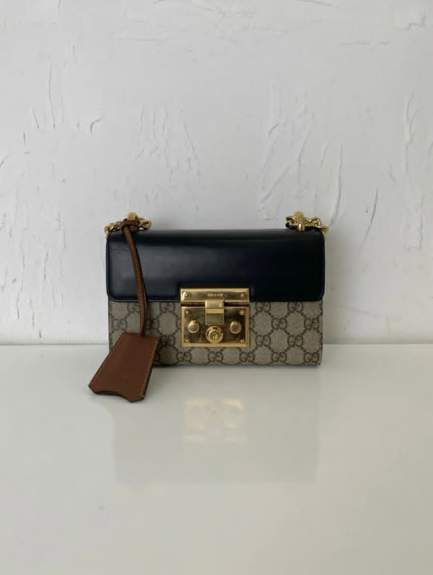 Gucci Padlock GG Supreme Shoulder Bag