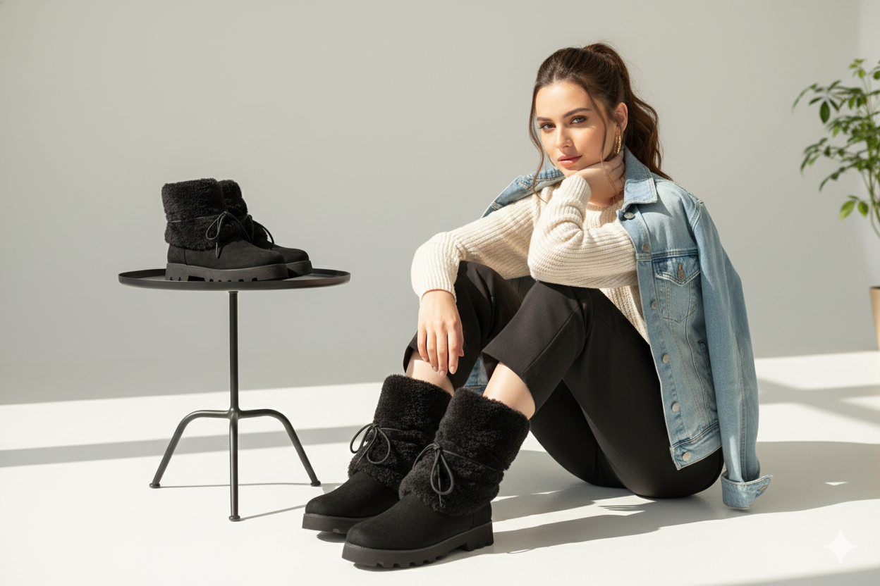 Shearling Mid-ugg Boots 8427